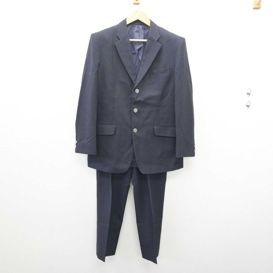 中古】東京都 葛飾野高等学校 男子制服 4点 (ブレザー・ズボン