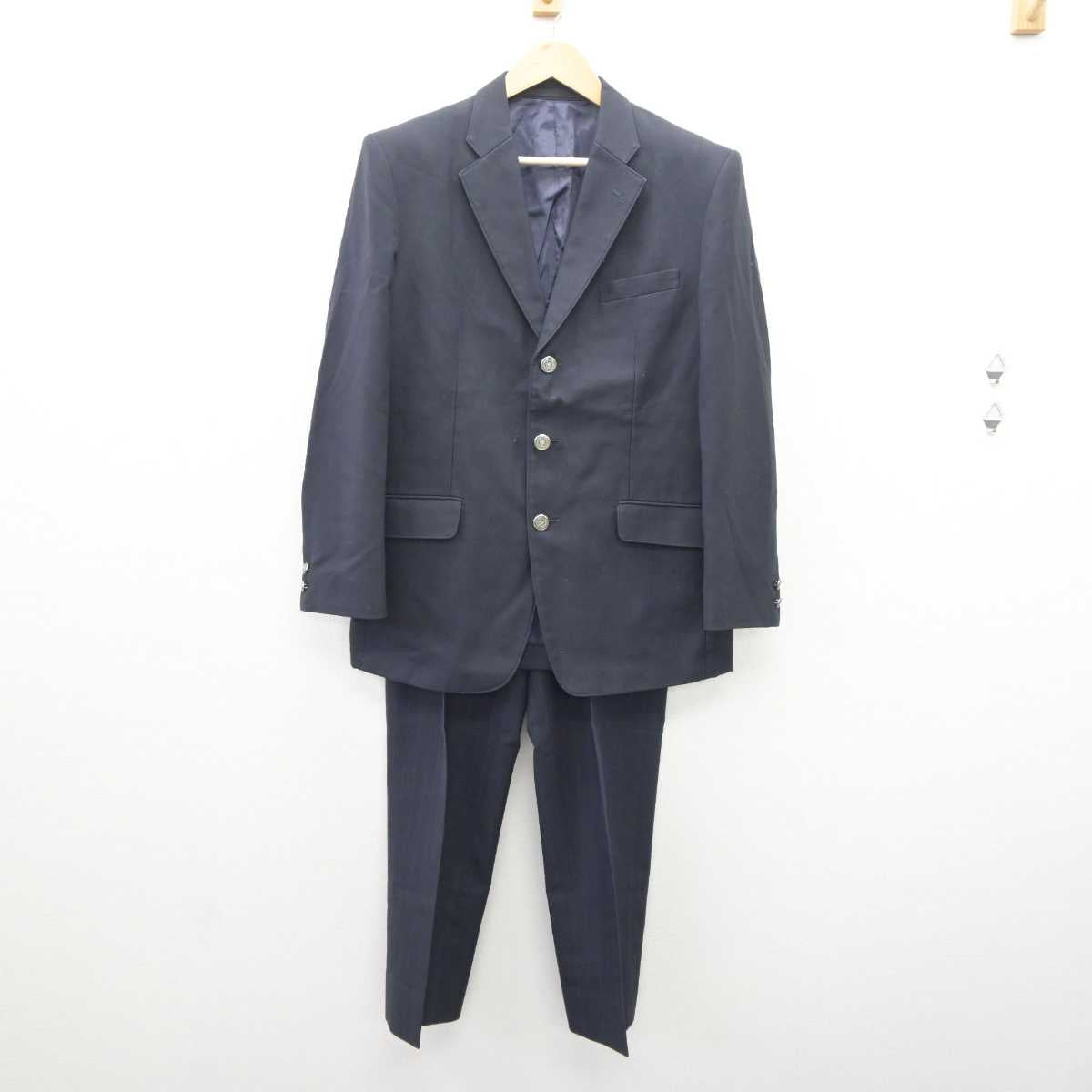 【中古】東京都 葛飾野高等学校 男子制服 4点 (ブレザー・ズボン・ズボン) sf060425