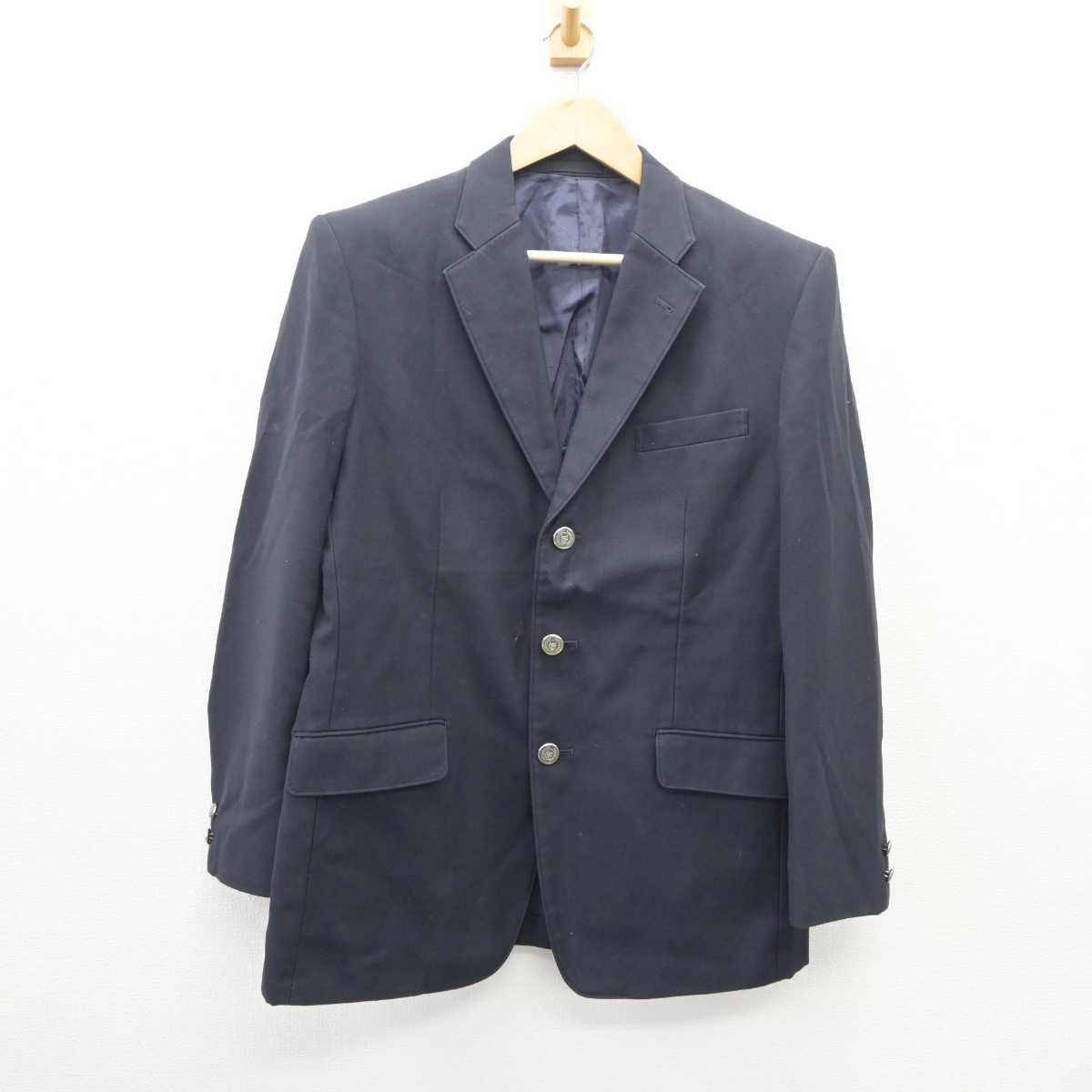 【中古】東京都 葛飾野高等学校 男子制服 4点 (ブレザー・ズボン・ズボン) sf060425