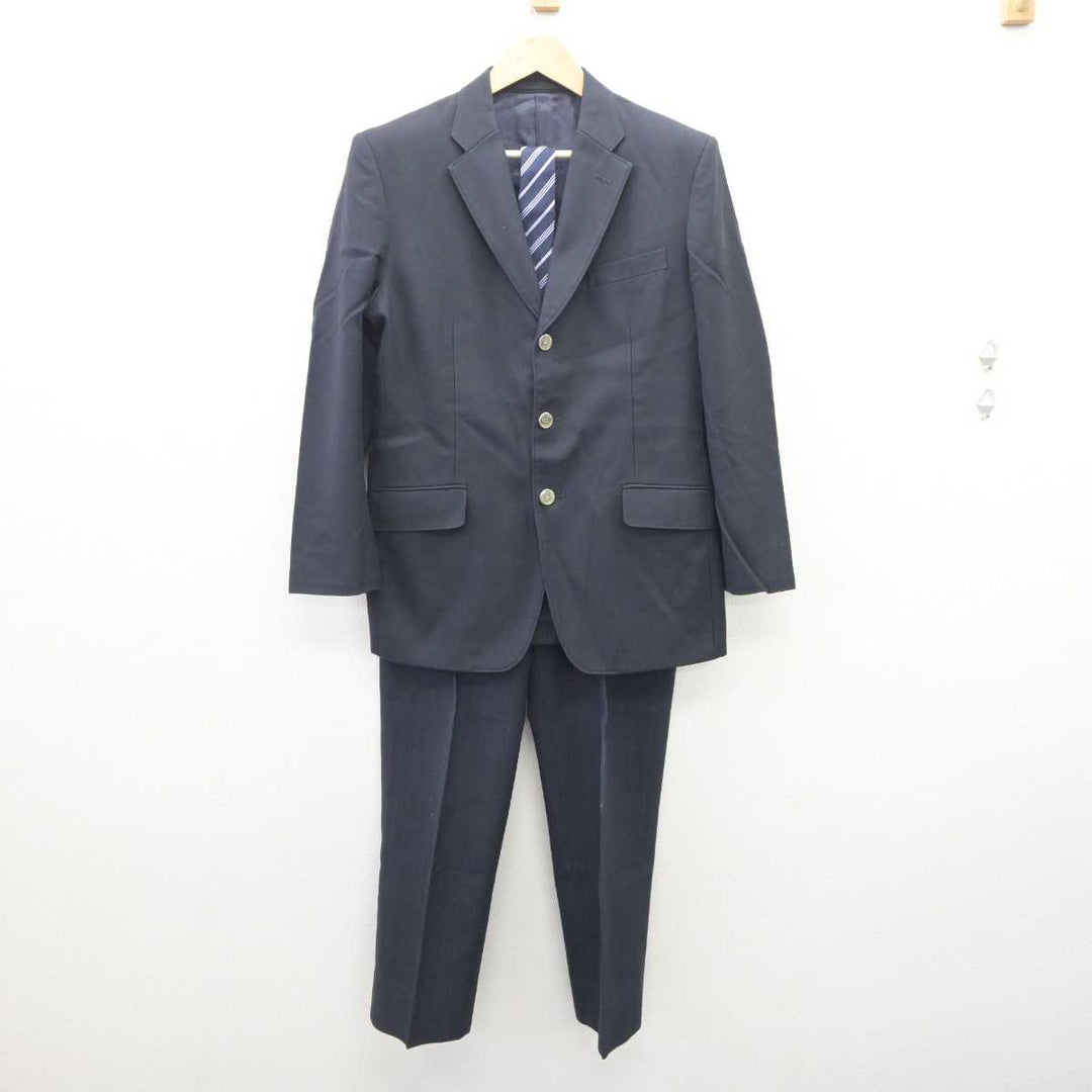 中古】東京都 葛飾野高等学校 男子制服 5点 (ブレザー・ズボン