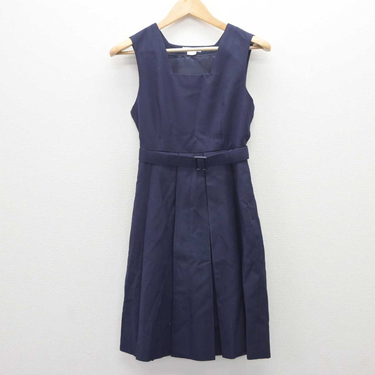 【中古】長崎県 純心中学校・純心女子高等学校 女子制服 4点 (ブレザー・シャツ・ジャンパースカート) sf060450