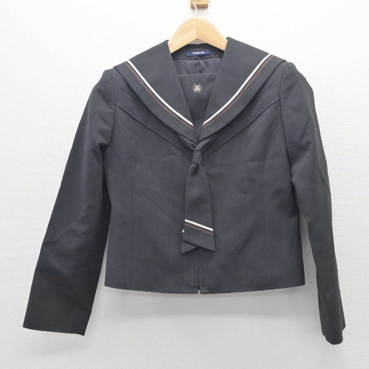 【中古】岩手県 岩谷堂高等学校 女子制服 3点 (セーラー服・スカート) sf060453