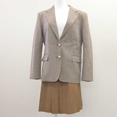 【中古】福島県 福島東高等学校 女子制服 2点 (ブレザー・スカート) sf060455