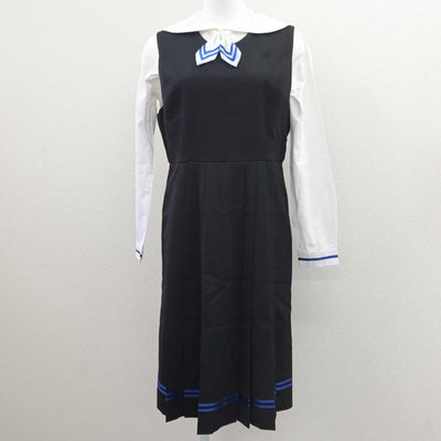 【中古】東京都 瀧野川女子学園中学高等学校 女子制服 4点 (ブレザー・シャツ・ジャンパースカート) sf060456