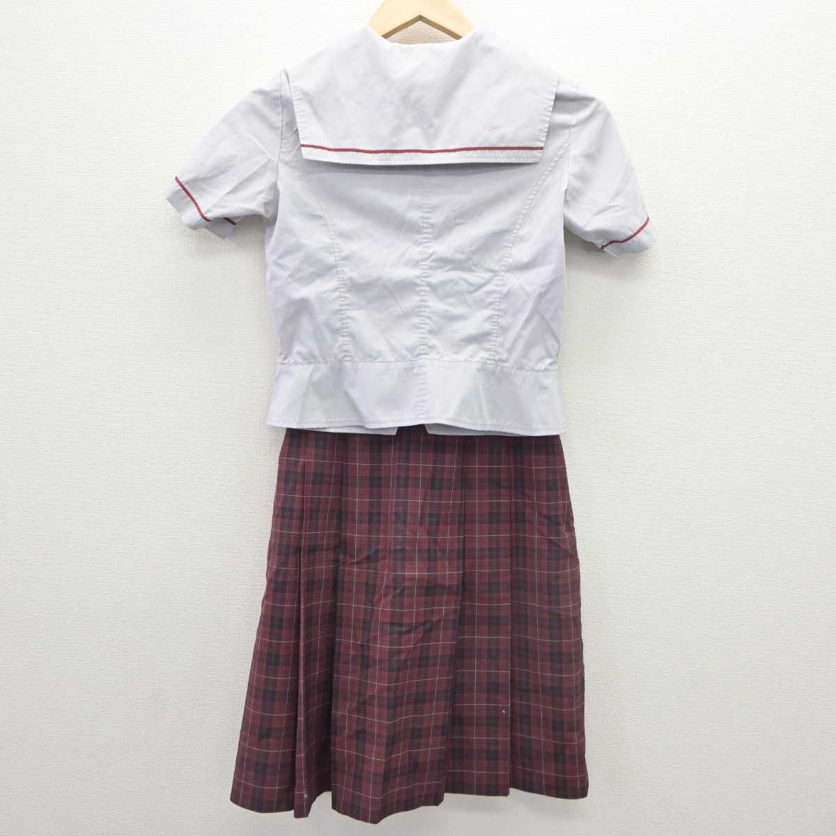 【中古】神奈川県 北鎌倉女子学園中学校  女子制服 3点 (シャツ・スカート) sf060463