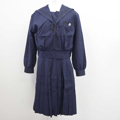 【中古】兵庫県 神戸山手女子中学校 女子制服 4点 (セーラー服・スカート) sf060477