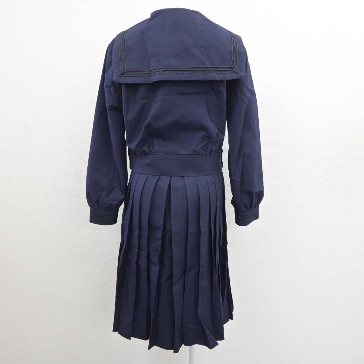 【中古】兵庫県 神戸山手女子中学校 女子制服 4点 (セーラー服・スカート) sf060477