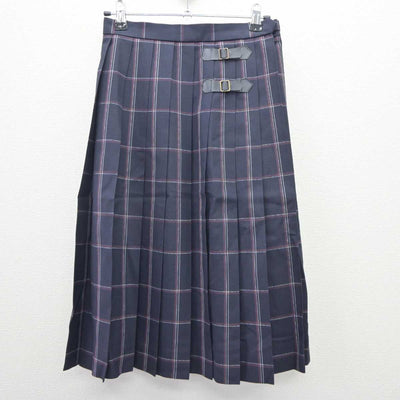 【中古】東京都 日本体育大学荏原高等学校 女子制服 4点 (ニットベスト・シャツ・スカート) sf060495