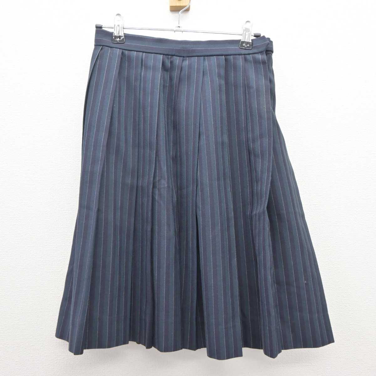 【中古】大阪府 大阪薫英女学院高等学校 女子制服 4点 (ブレザー・ニット・スカート) sf060500