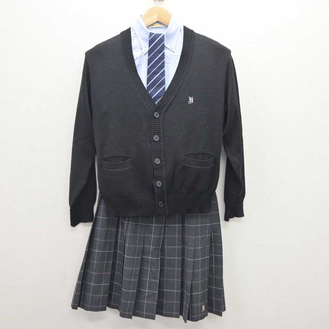 【中古】大阪市 久米田高等学校 女子制服 4点 (ニット・シャツ・スカート) sf060516 | 中古制服通販パレイド