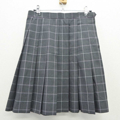 【中古】大阪府 久米田高等学校 女子制服 4点 (ニットベスト・シャツ・スカート) sf060517