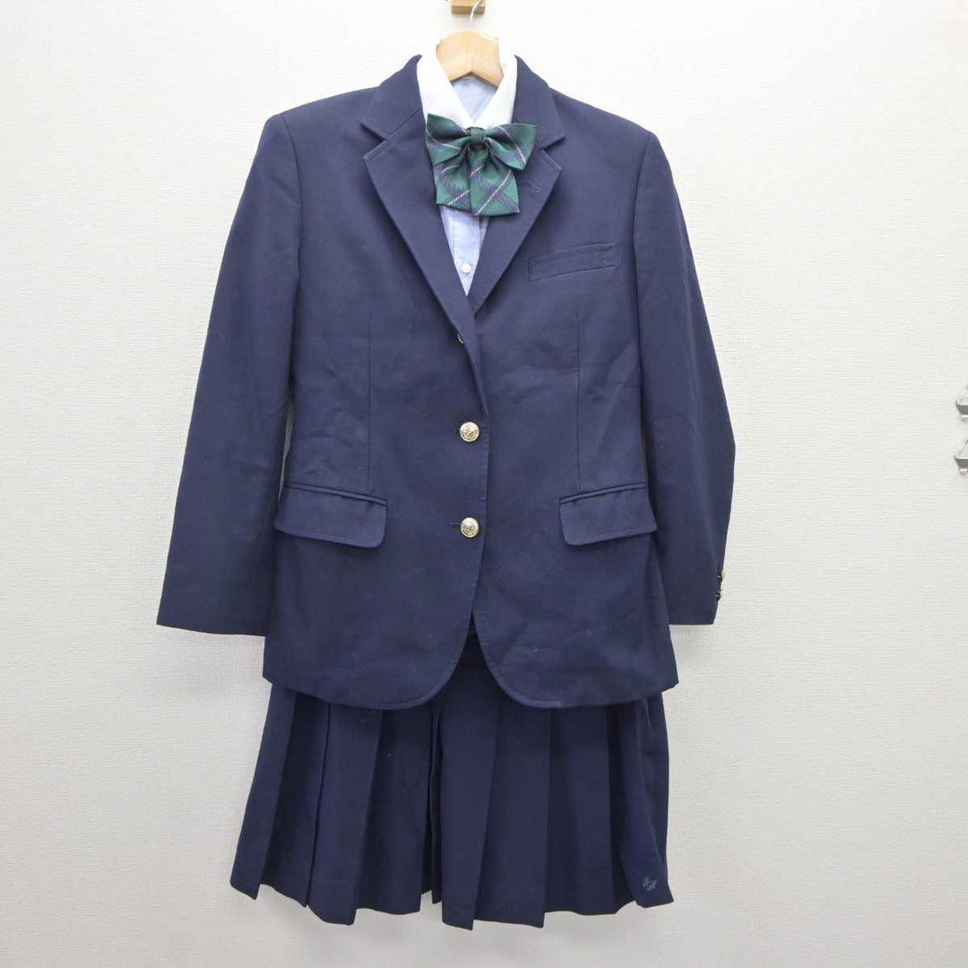 【中古】千葉県 市川東高等学校 女子制服 4点 (ブレザー・シャツ・スカート) sf060526