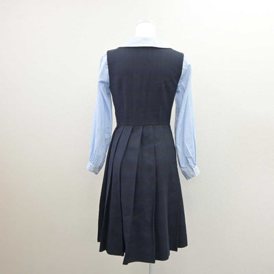 【中古】熊本県 熊本国府高等学校 女子制服 3点 (ブレザー・シャツ・ジャンパースカート) sf060528