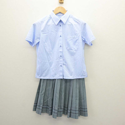 【中古】岐阜県 岐阜女子高等学校 女子制服 2点 (シャツ・スカート) sf060535