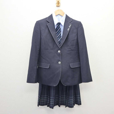 【中古】岐阜県 岐阜女子高等学校 女子制服 4点 (ブレザー・シャツ・スカート) sf060536