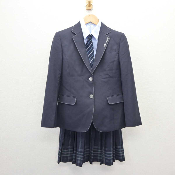 中古】岐阜県 岐阜女子高等学校 女子制服 4点 (ブレザー・シャツ
