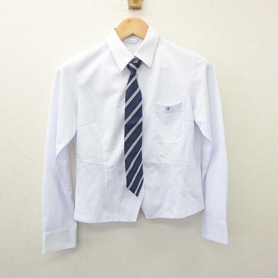 【中古】山形県 惺山高等学校 女子制服 4点 (ブレザー・シャツ・スカート) sf060540