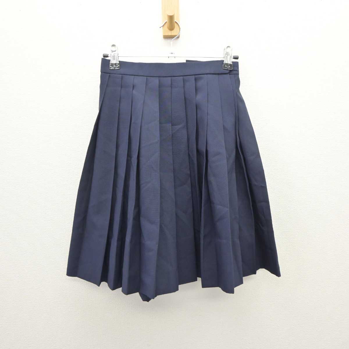 【中古】山口県 長府高等学校 女子制服 2点 (スカート・スカート) sf060546