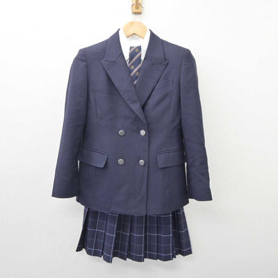 【中古】東京都 駒込高等学校 女子制服 4点 (ブレザー・シャツ・スカート) sf060550