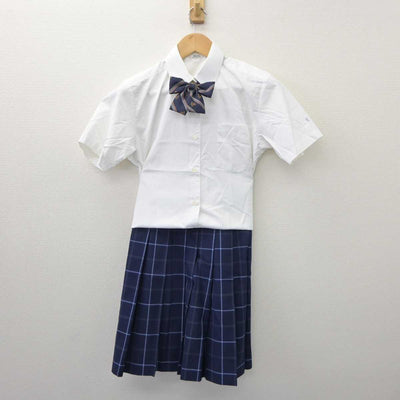 【中古】東京都 駒込高等学校 女子制服 3点 (シャツ・スカート) sf060551