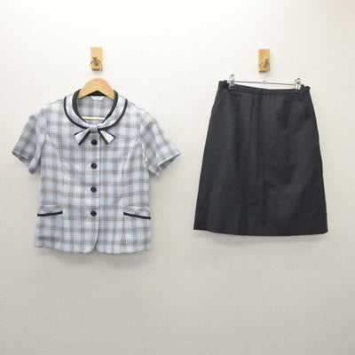 【中古】 事務服 女子制服 2点 (シャツ・スカート) sf060558