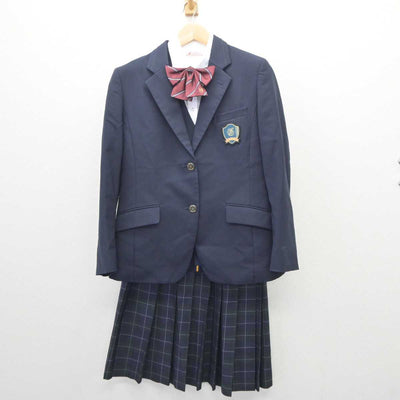 【中古】奈良県 五條高等学校 女子制服 5点 (ブレザー・シャツ・ベスト・スカート) sf060561