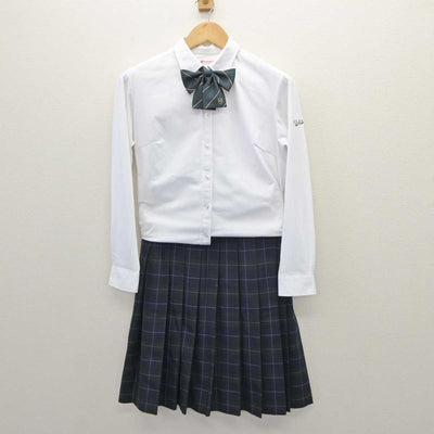 【中古】奈良県 五條高等学校 女子制服 4点 (シャツ・ベスト・スカート) sf060562