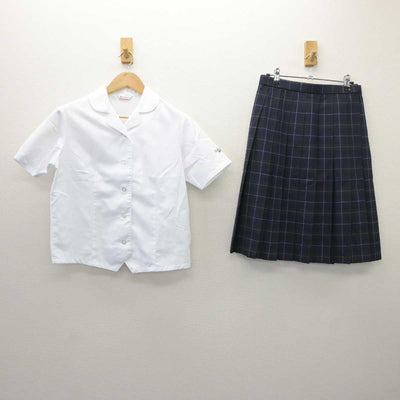 【中古】奈良県 五條高等学校 女子制服 2点 (シャツ・スカート) sf060563