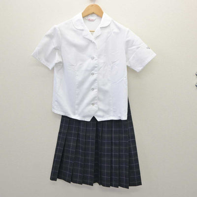 【中古】奈良県 五條高等学校 女子制服 2点 (シャツ・スカート) sf060564