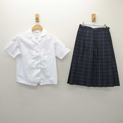 【中古】奈良県 五條高等学校 女子制服 2点 (シャツ・スカート) sf060564