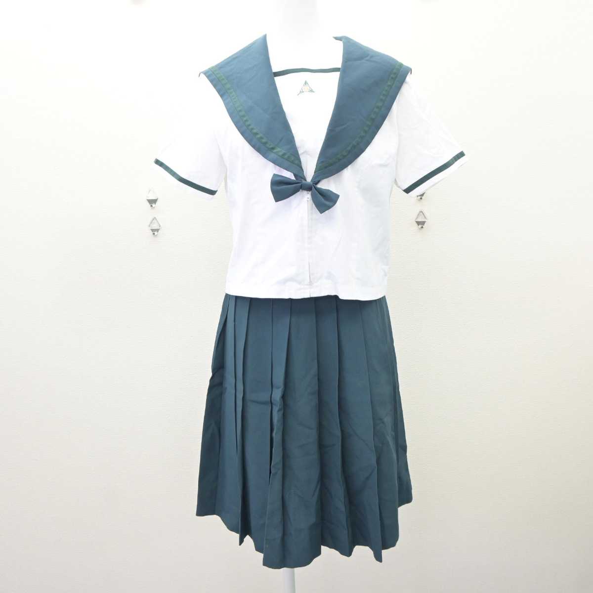 【中古】千葉県 成田国際高等学校 女子制服 3点 (セーラー服・スカート) sf060567