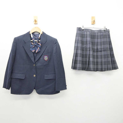 【中古】東京都 桜町高等学校 女子制服 3点 (ブレザー・スカート) sf060570