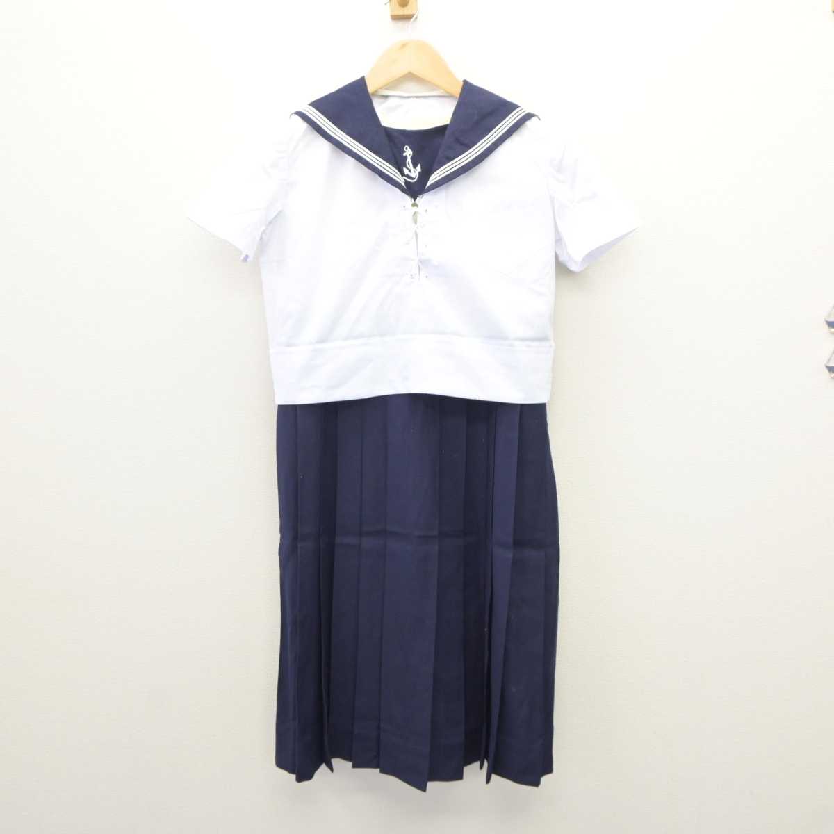 【中古】東京都 雙葉高等学校 女子制服 3点 (セーラー服・セーラー服・スカート) sf060572