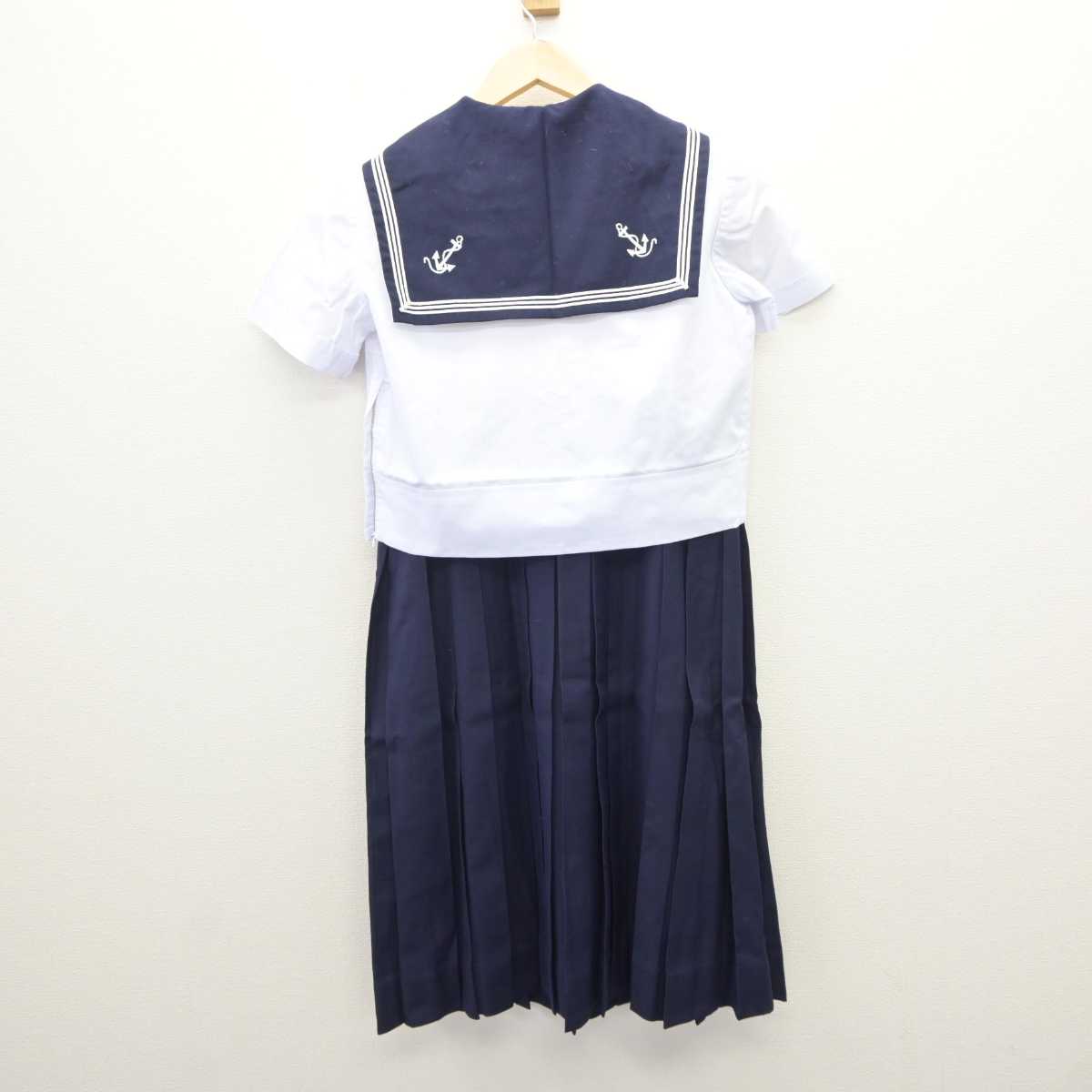 【中古】東京都 雙葉高等学校 女子制服 3点 (セーラー服・セーラー服・スカート) sf060572