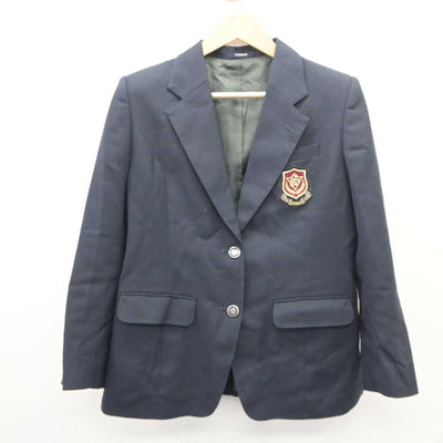 【中古】広島県 塩町中学校 女子制服 2点 (ブレザー・スカート) sf060576