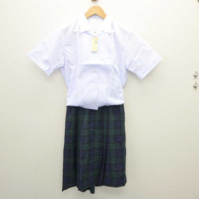 【中古】広島県 塩町中学校 女子制服 3点 (シャツ・スカート) sf060577