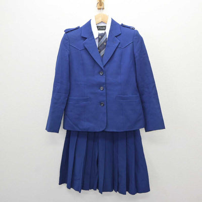 【中古】千葉県 磯辺高等学校 女子制服 5点 (ブレザー・シャツ・ベスト・スカート) sf060579