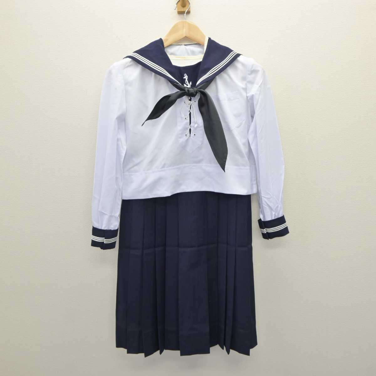 【中古】東京都 雙葉高等学校 女子制服 3点 (セーラー服・スカート) sf060583