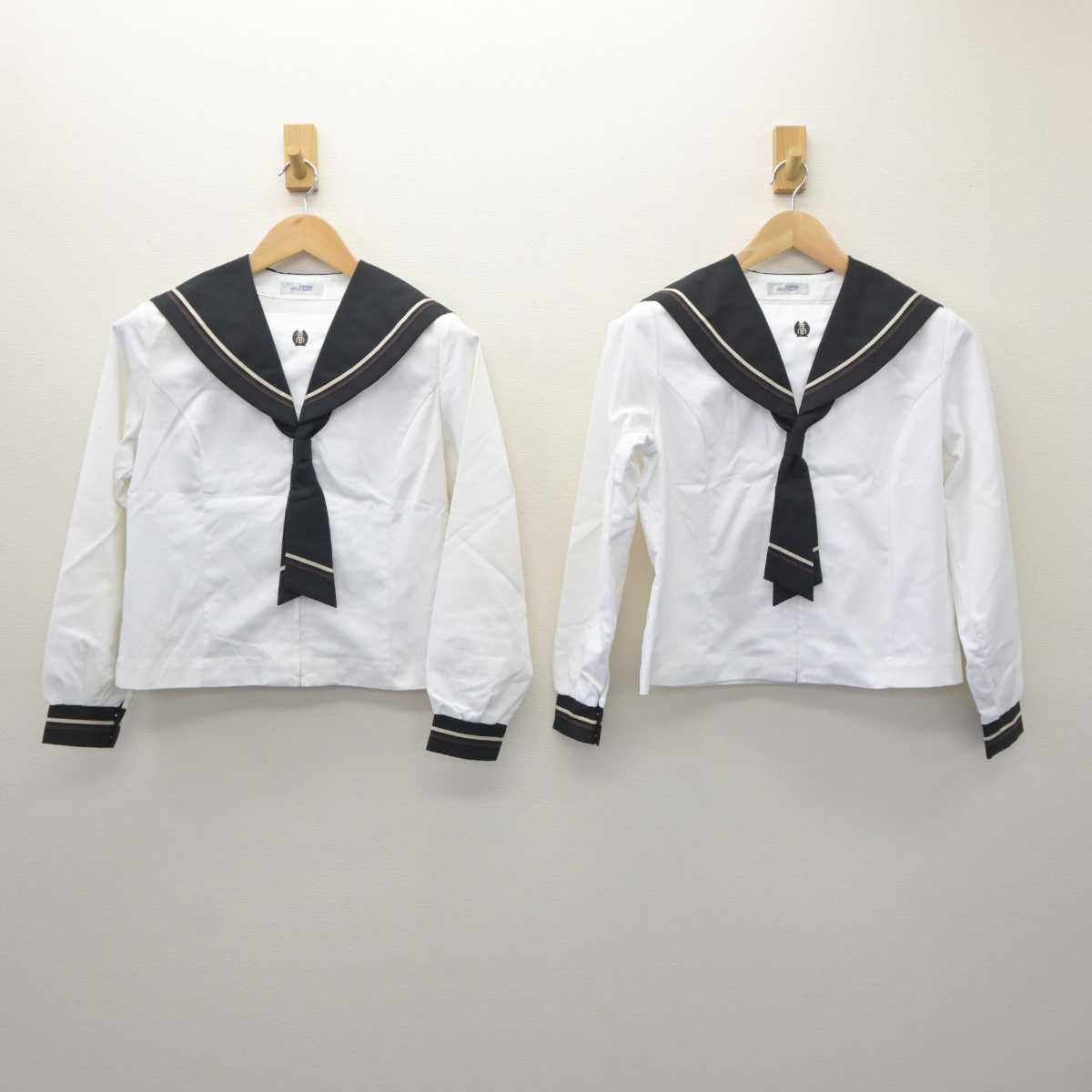 【中古】岩手県 岩谷堂高等学校 女子制服 4点 (セーラー服) sf060585