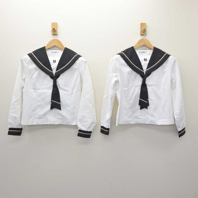 【中古】岩手県 岩谷堂高等学校 女子制服 4点 (セーラー服) sf060585