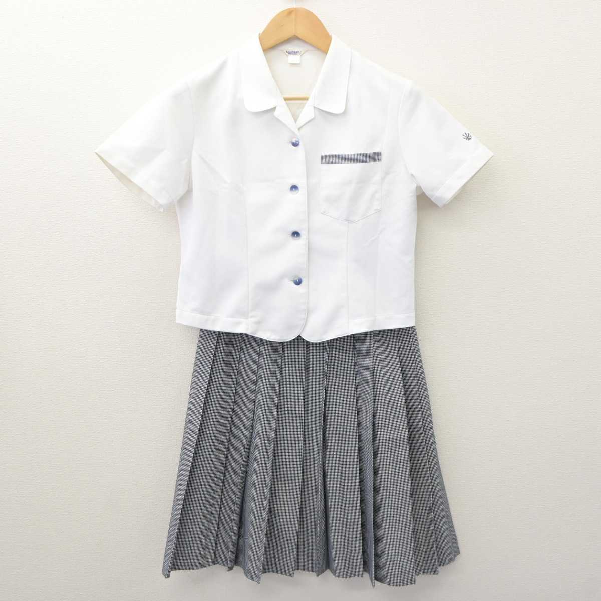 【中古】佐賀県 致遠館高等学校 女子制服 3点 (シャツ・シャツ・スカート) sf060587