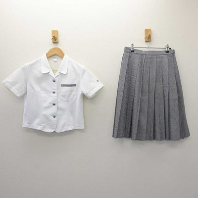 【中古】佐賀県 致遠館高等学校 女子制服 3点 (シャツ・シャツ・スカート) sf060587