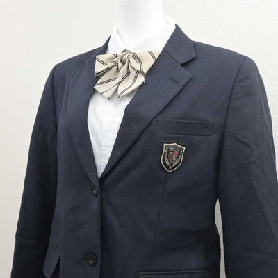 【中古】福岡県 誠修高等学校 女子制服 4点 (ブレザー・シャツ・スカート) sf060595