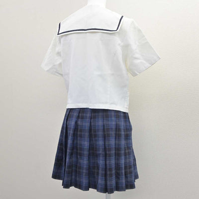 【中古】福岡県 誠修高等学校 女子制服 3点 (セーラー服・スカート) sf060596