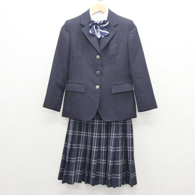 【中古】千葉県 おゆみ野南中学校 女子制服 6点 (ブレザー・ニット・シャツ・スカート) sf060602