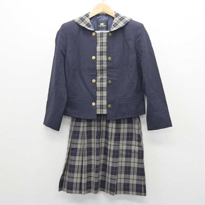 【中古】岡山県 明誠学院高等学校 女子制服 3点 (ブレザー・スカート) sf060609