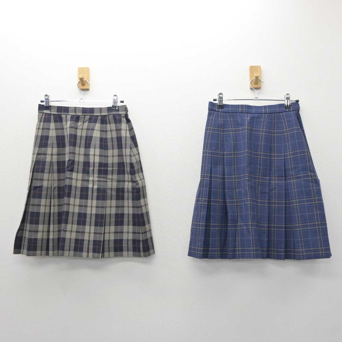 【中古】岡山県 明誠学院高等学校 女子制服 3点 (ブレザー・スカート) sf060609