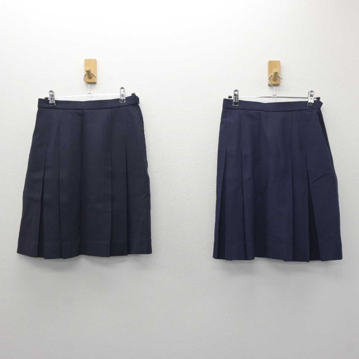 【中古】岡山県 明誠学院高等学校 女子制服 2点 (スカート) sf060610