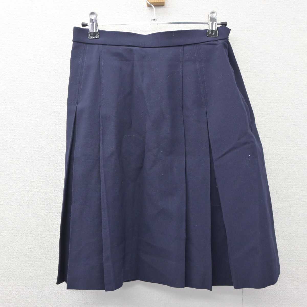 【中古】岡山県 明誠学院高等学校 女子制服 2点 (スカート) sf060610