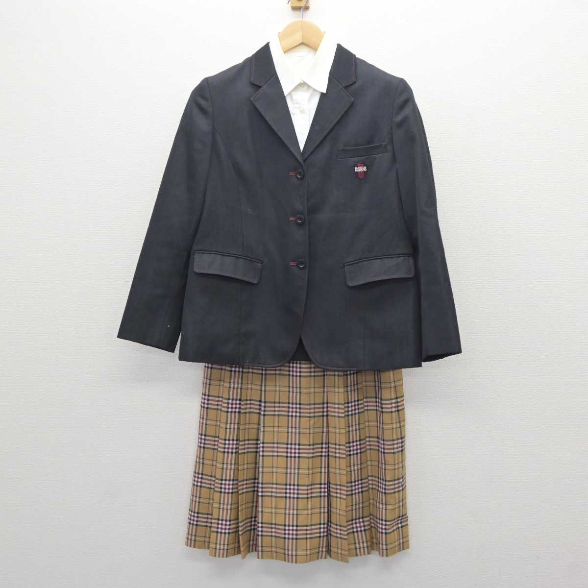 【中古】大阪府 関西大学北陽中学校 女子制服 3点 (ブレザー・シャツ・スカート) sf060618